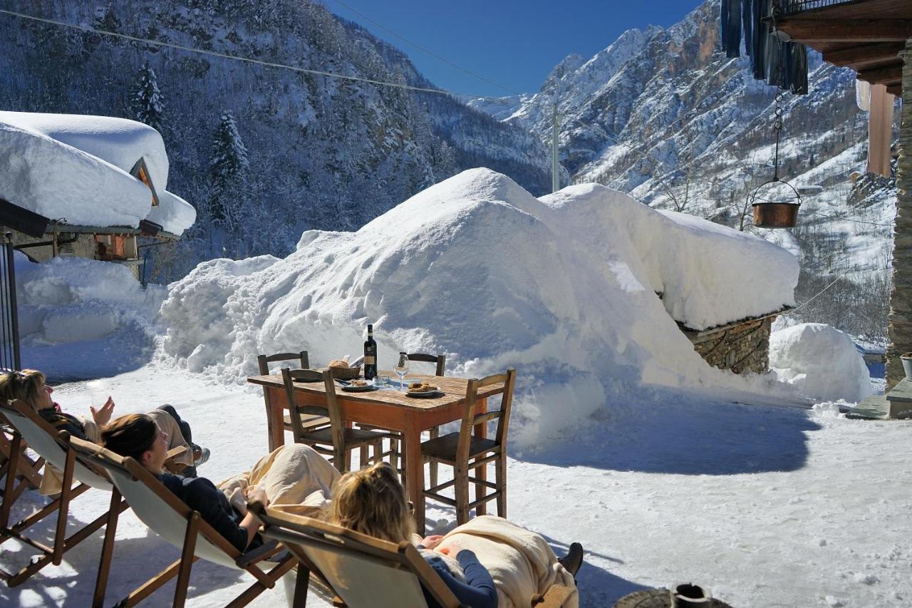 Pensione Albergo Diffuso Ceaglio Valle Maira مارمورا المظهر الخارجي الصورة